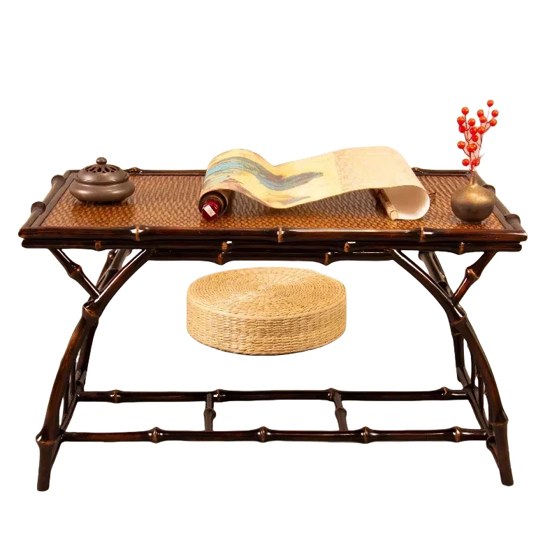 

Qiongzhu dining table exquisite modern Chinese design foldable family office hotel tea table reflects simplicity