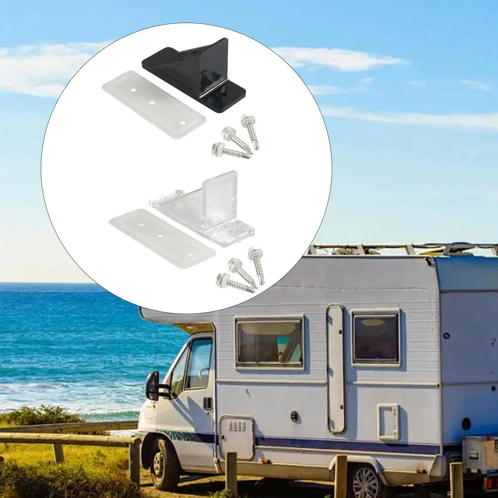 واقي الثلج خفيف الوزن وعملي وسهل الاستخدام مع جوانات ومسامير الختم