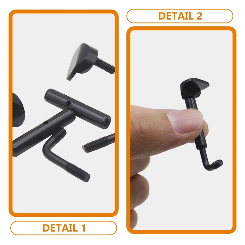 

2pcs Violin Chin Rest Screws Metal 3/4 4/4 Replacement Parts Easy Installation Chin Rest Screw For Violin Accessories