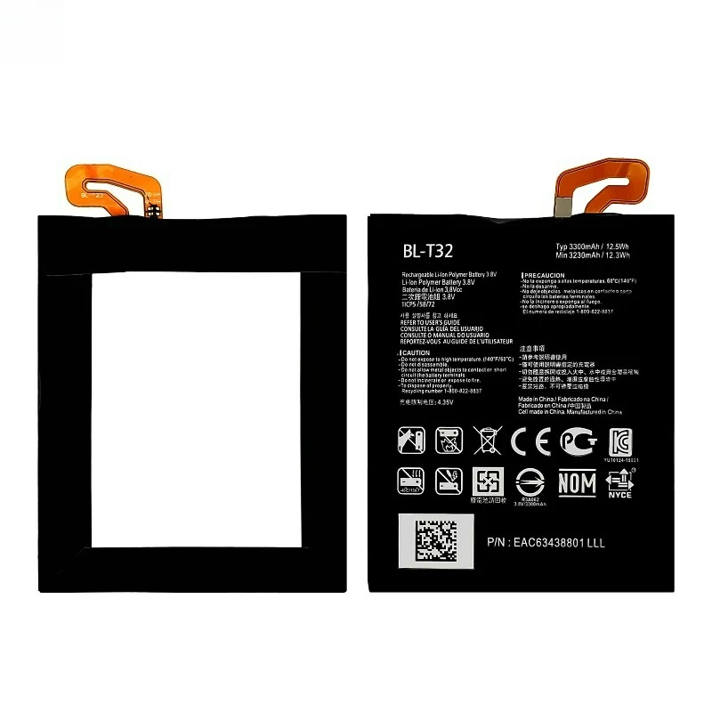 High Quality BL-T32 Phone Battery 3.8V 3300mAh For LG G6/G6 plus G600L G600S G600K G60OV H871 H872 H873 LS993 US997 VS988
