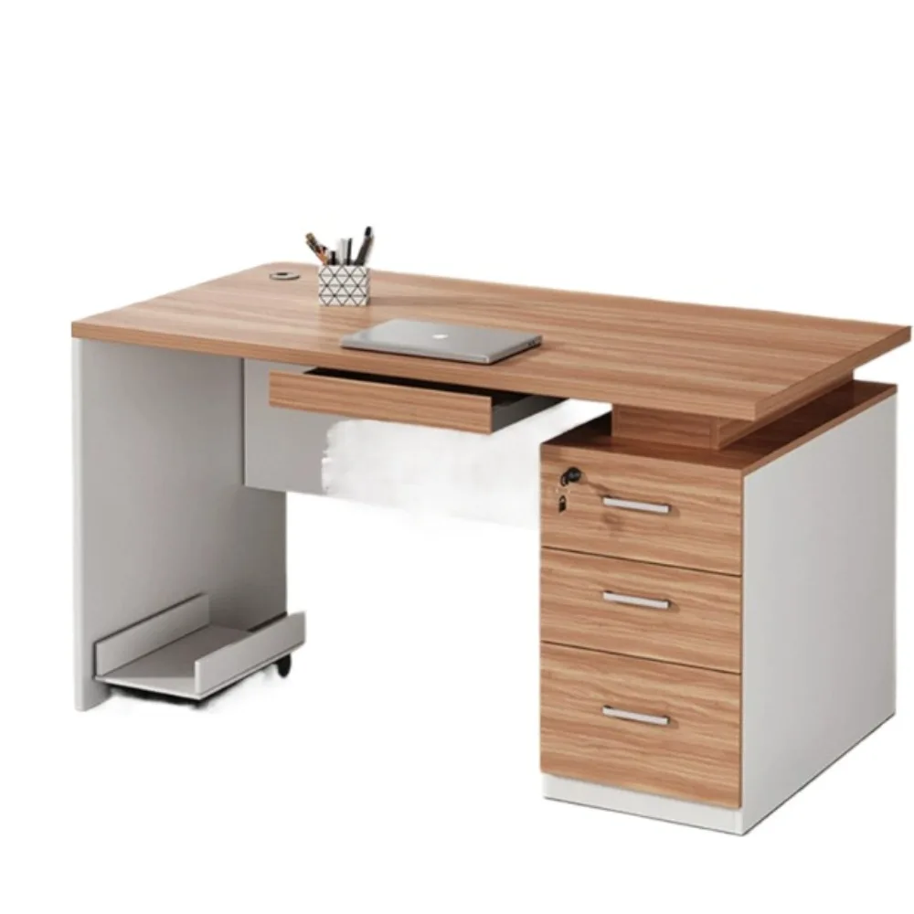 Modern Desk Popular Home Products MDF Executive Office Furniture Wooden Computer Desk Suitable for Office