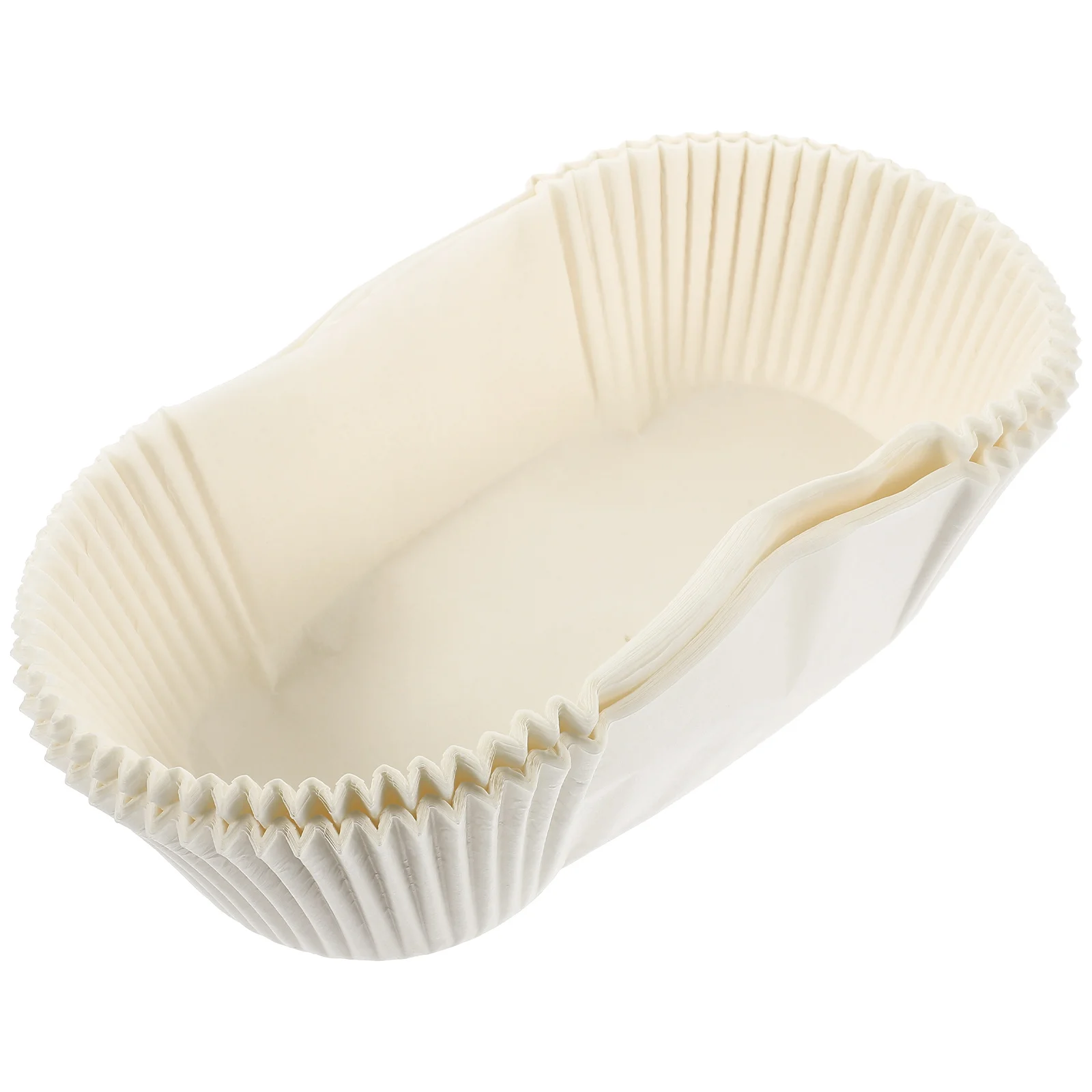 

40 Pcs Cake Tray Safe and Tasteless Paper Cup Cups Food Trays Greaseproof Holders Boat Shape Baking
