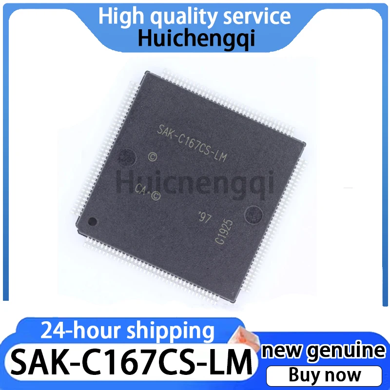 1PCS Original Genuine SAK-C167CS-LM Package QFP144 Microcontroller Processor Chip