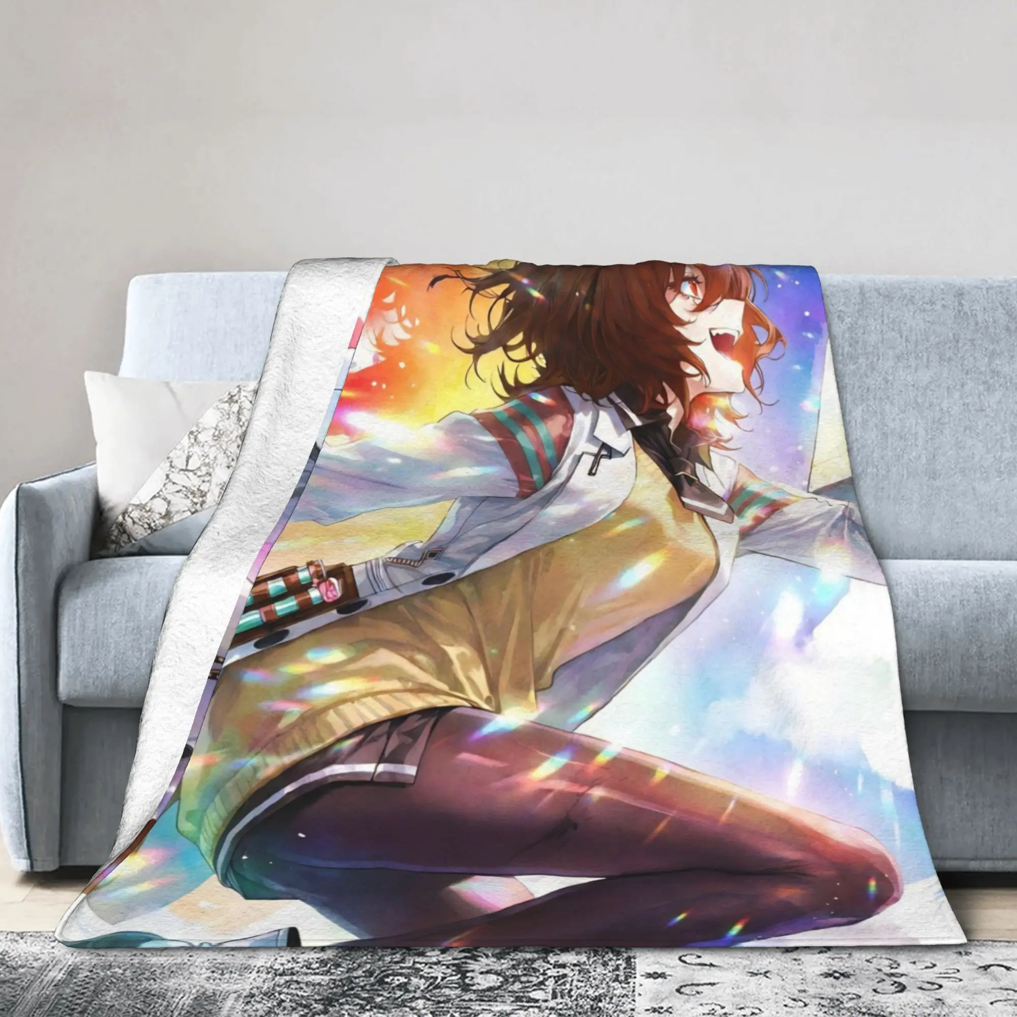 Agnes Tachyon Blankets Coral Fleece Plush Uma Musume Pretty Derby Super Warm Throw Blanket for Car Sofa Couch Bedroom Quilt