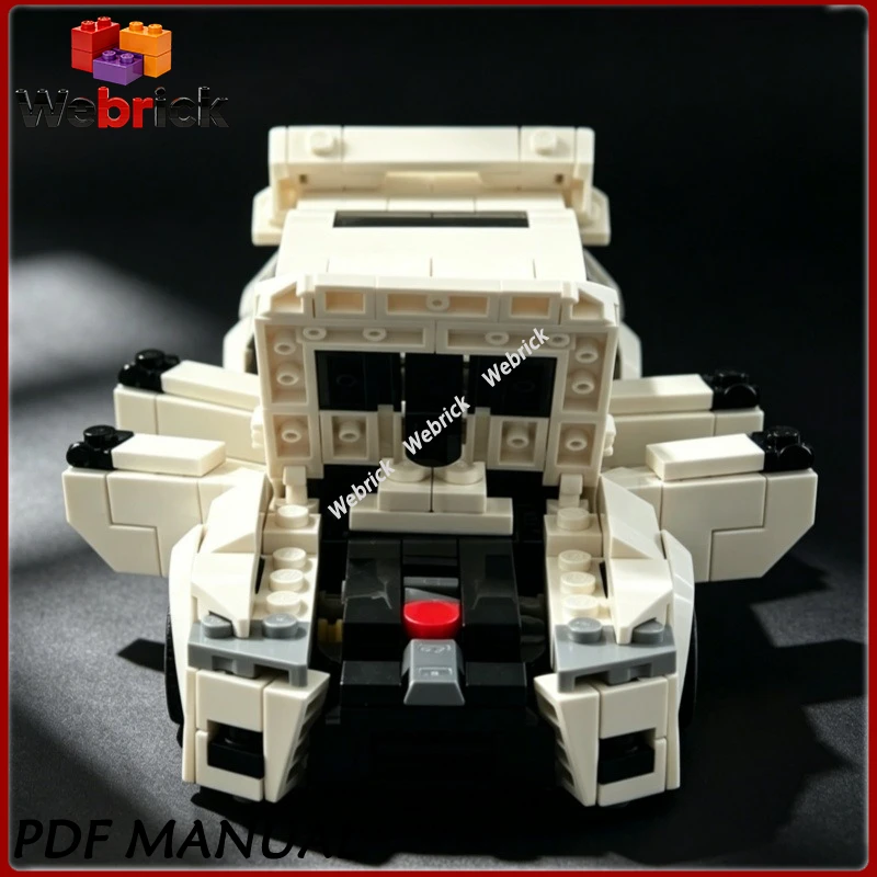 

Japanese-style car building block set, rally race car model, DIY building blocks suitable for racing collection and display gift