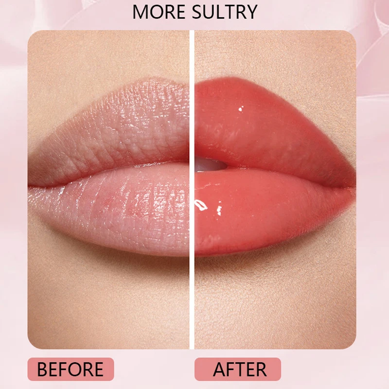 Gelee Lip gloss Verbesserung der Farbe lang anhaltender feuchtigkeit spendender Lippenstift einfach aufzutragen natürliche drei dimensionale Lipgloss-Kosmetik