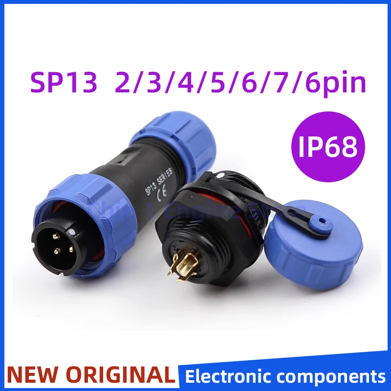 For WEIPU SP13 Waterproof aviation plug SP13 2/3/4/5/6/7/9 pin Male and female electrical connectors IP68