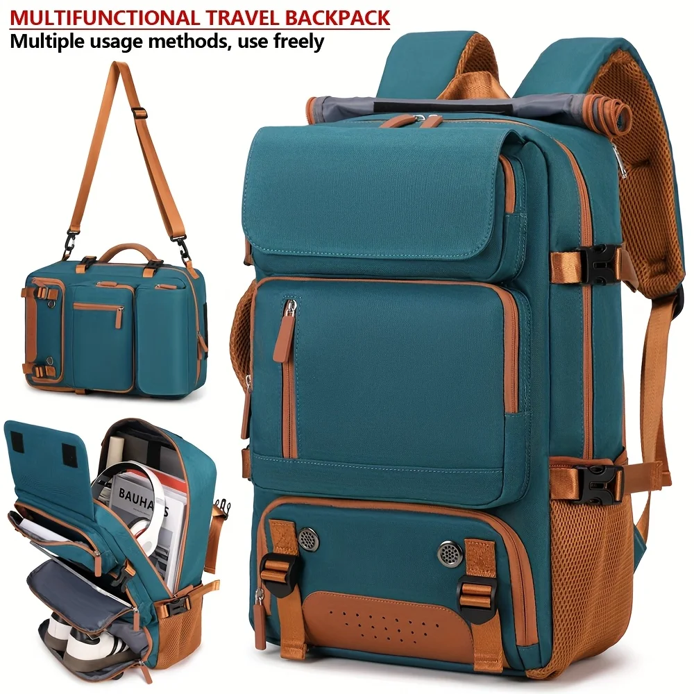 Moda grande capacidade mochilas de viagem multi-funcional três-em-um saco de bagagem à prova dwaterproof água sacos de fitness caminhadas ao ar livre bolsa