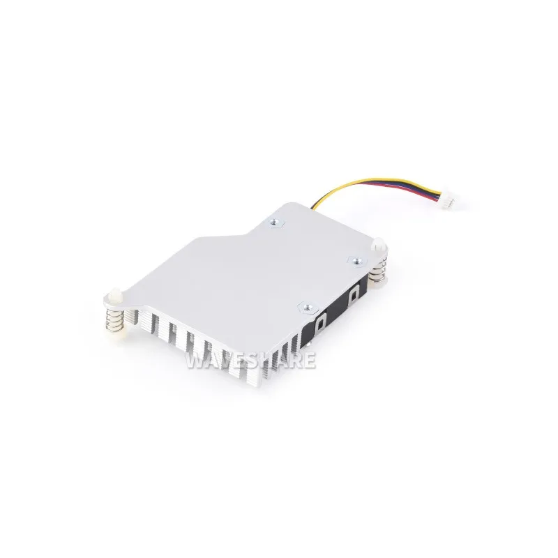 Active Cooler (B) สําหรับ Raspberry Pi 5, พัดลมระบายความร้อนแบบแอคทีฟ, ฮีทซิงค์อะลูมิเนียม พร้อมแผ่นระบายความร้อน