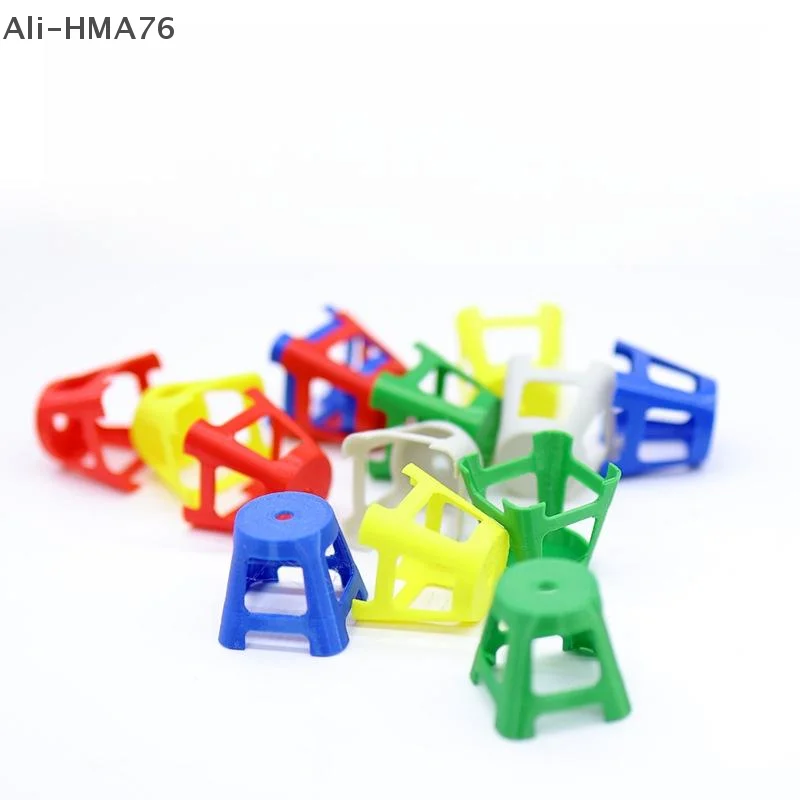 【HMA76】5 قطعة 1/12 براز بلاستيكي صغير كراسي صغيرة لعبة دمية مجموعة اثاث ديكور بيت الدمى لعبة التظاهر اللعب للأطفال #1