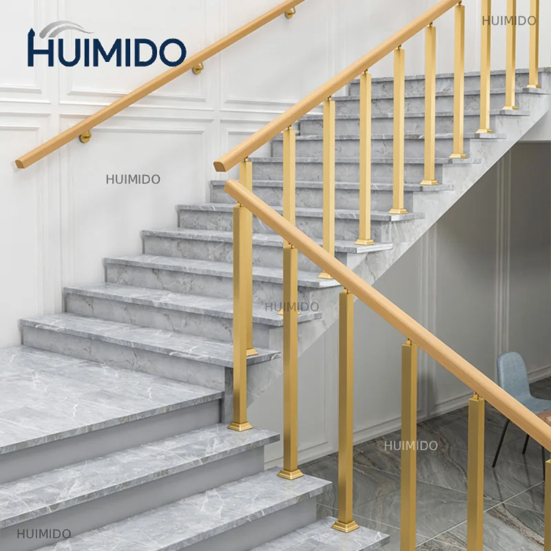 ‌Modern Iron Stair Railing for Indoor Loft - Wooden Balcony Fence, Home Decoration, Villa Handrail, Anti-Slip Safety Barrier
