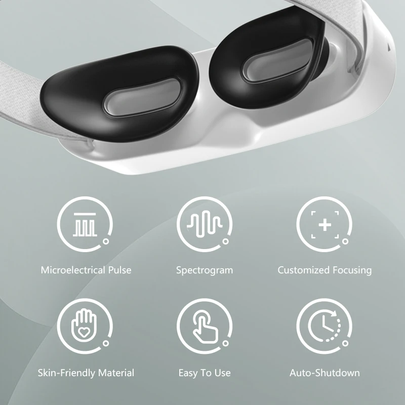 Professional New Ems Electronic Eye Massager Vibration Relax Care Tool for Eye Pressure Eye Massage Machine