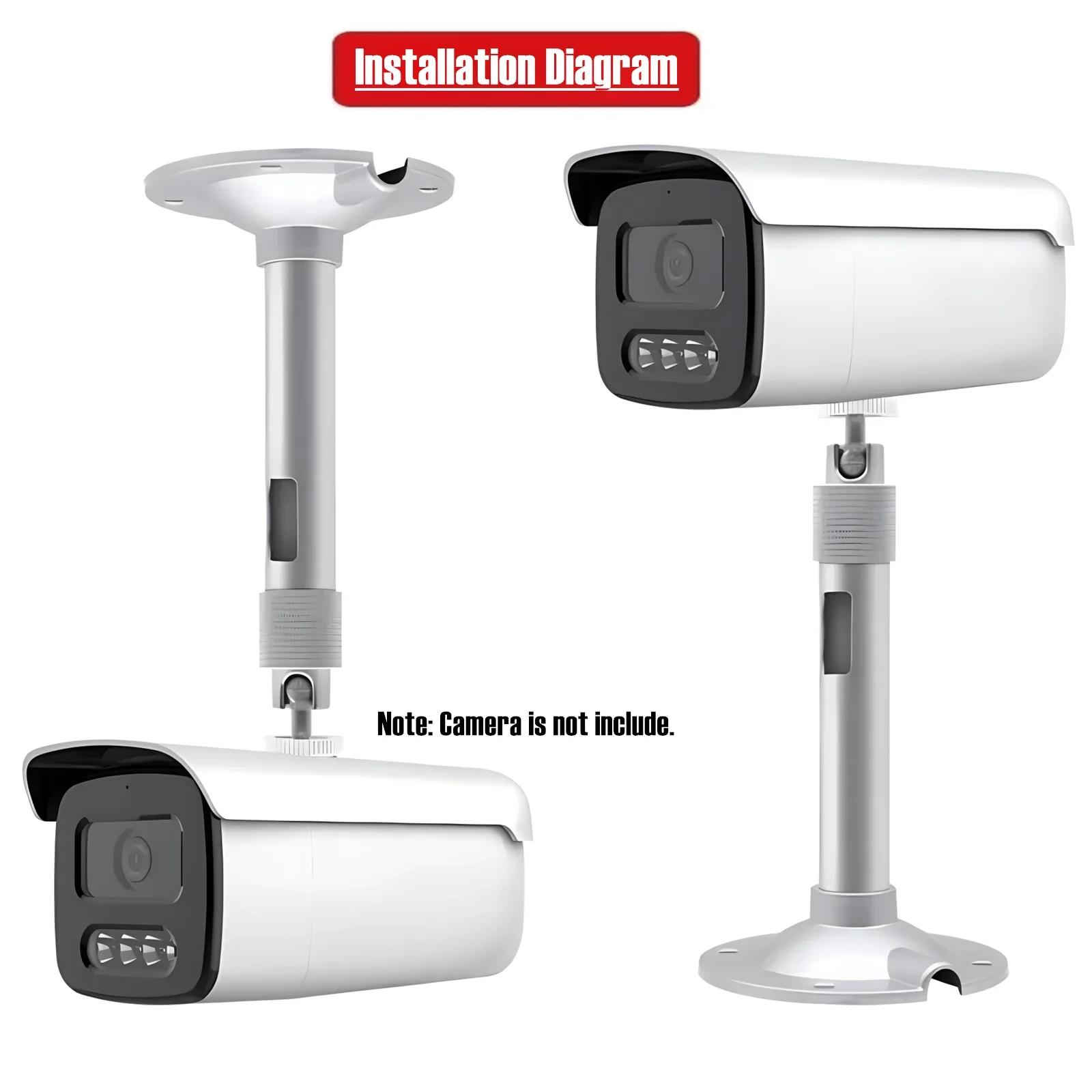 New Projector Stand Adjustable 360 Degree Ceiling Bracket Wall Mount Security Camera Holder Stand For Mini Projetor/CCTV Camera