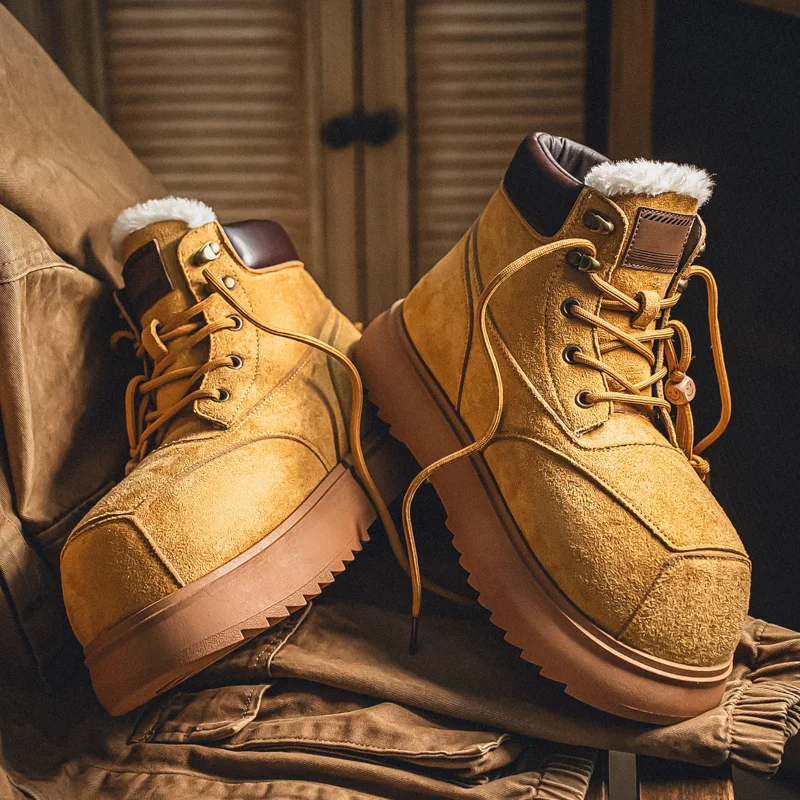 

Winter men's shoes Kapibala snow boots cotton boots warm, comfortable, fashionable and versatile snow boots