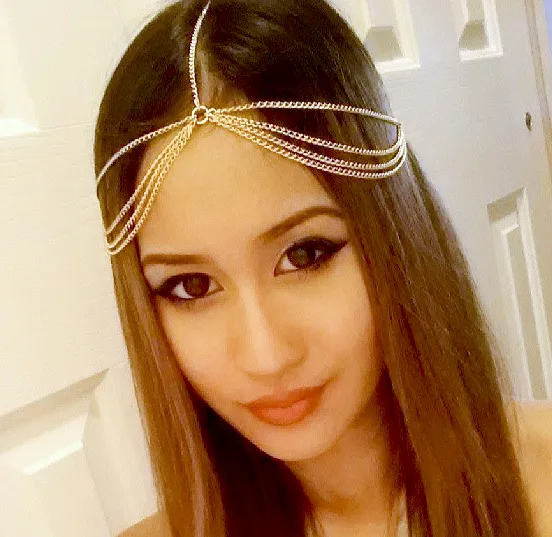 

T7 European Street Shooting Fashion Alloy Three-layer Headgear Hair Accessories, Quality Specialized for Women's Jewelry
