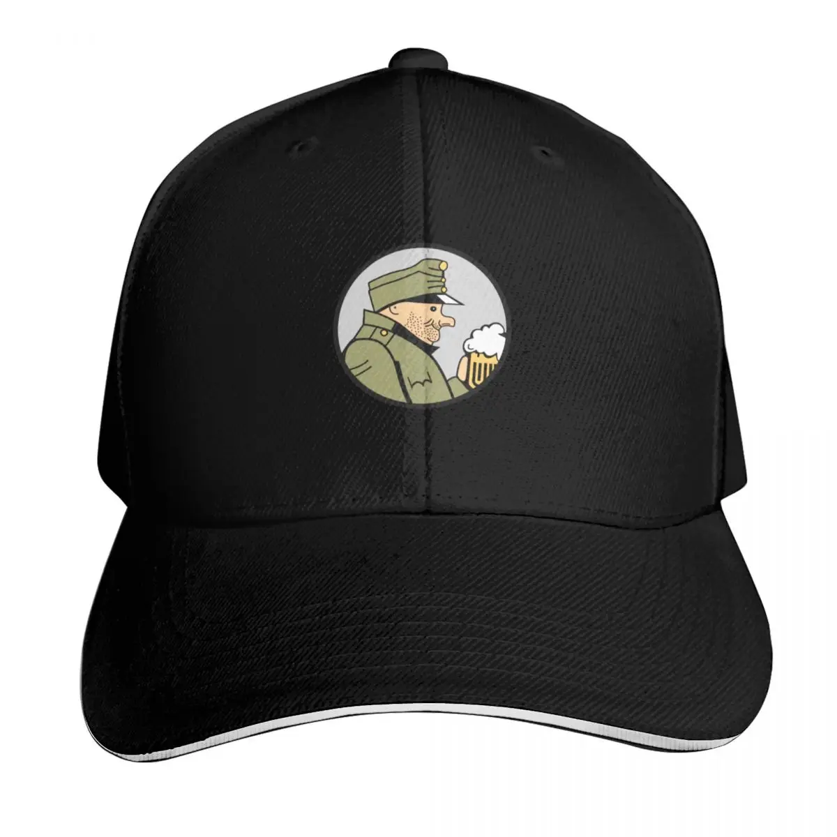 soldier Baseball Cap Vintage Retro Embroidered Lightweight Packable Gift for Him Her