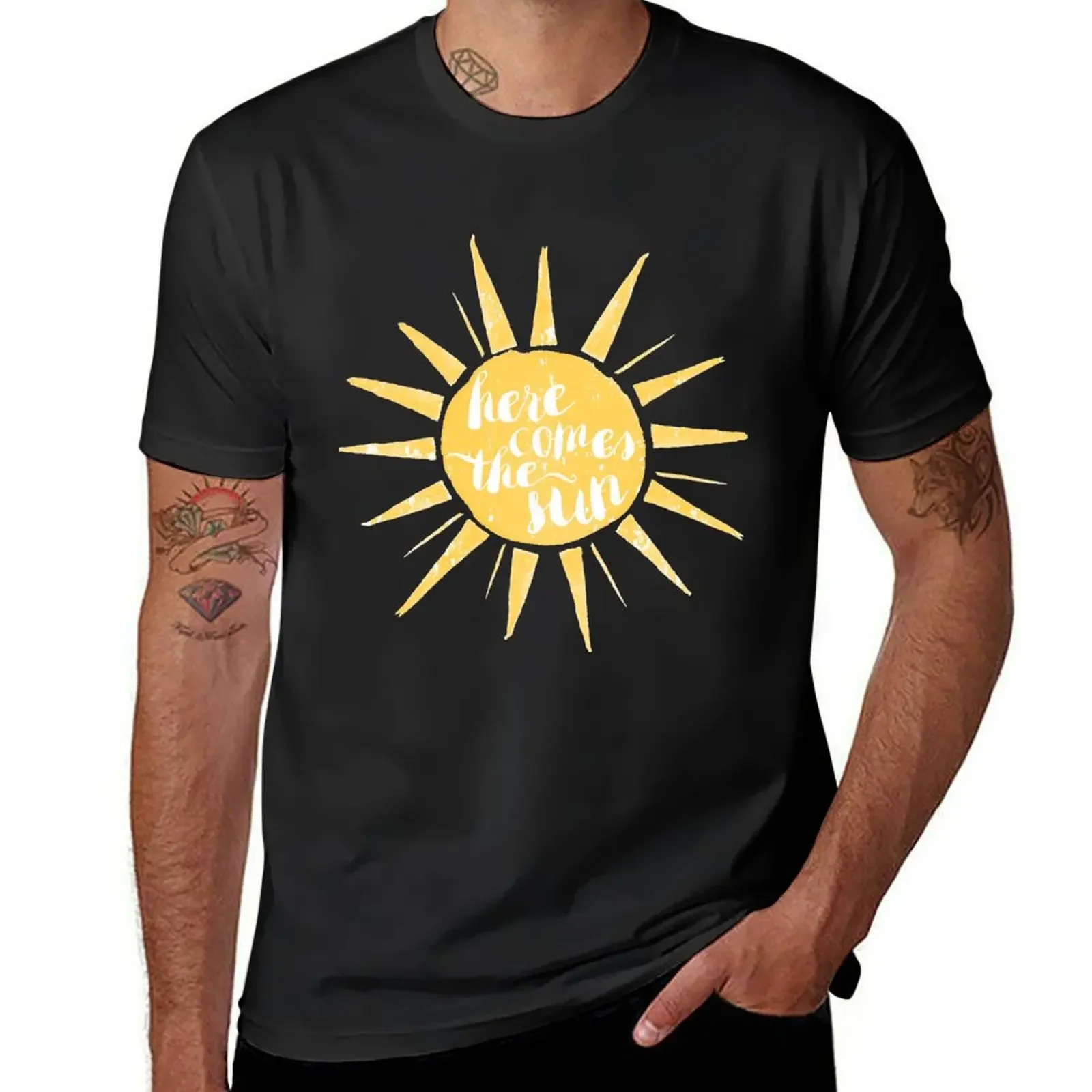 

Here Comes the Sun T-Shirt blacks cute clothes aesthetic clothes Men's t shirts