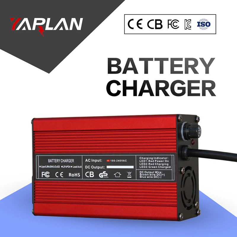 

63V 4A Charger Smart Aluminum Case Is Suitable For 15S 55.5V Outdoor Lithium Ion Battery Car Balance Car Safe And Stable