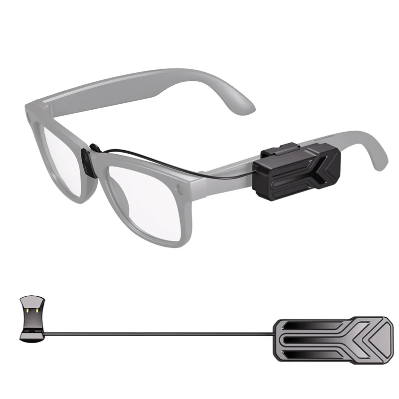 For Meta Wayfarer /Skyler /Headliner /Oakley HSTN /Display Gen2 Smart Glasses Charger 400mAh Wearable Power Bank