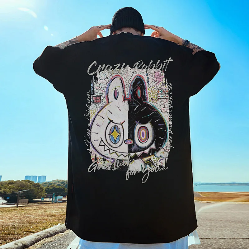 2025-camiseta-de-manga-curta-verao-americano-novo-produto-design-rua-ruffian-bonito-solto-e-versatil-topos-masculinos-e-femininos