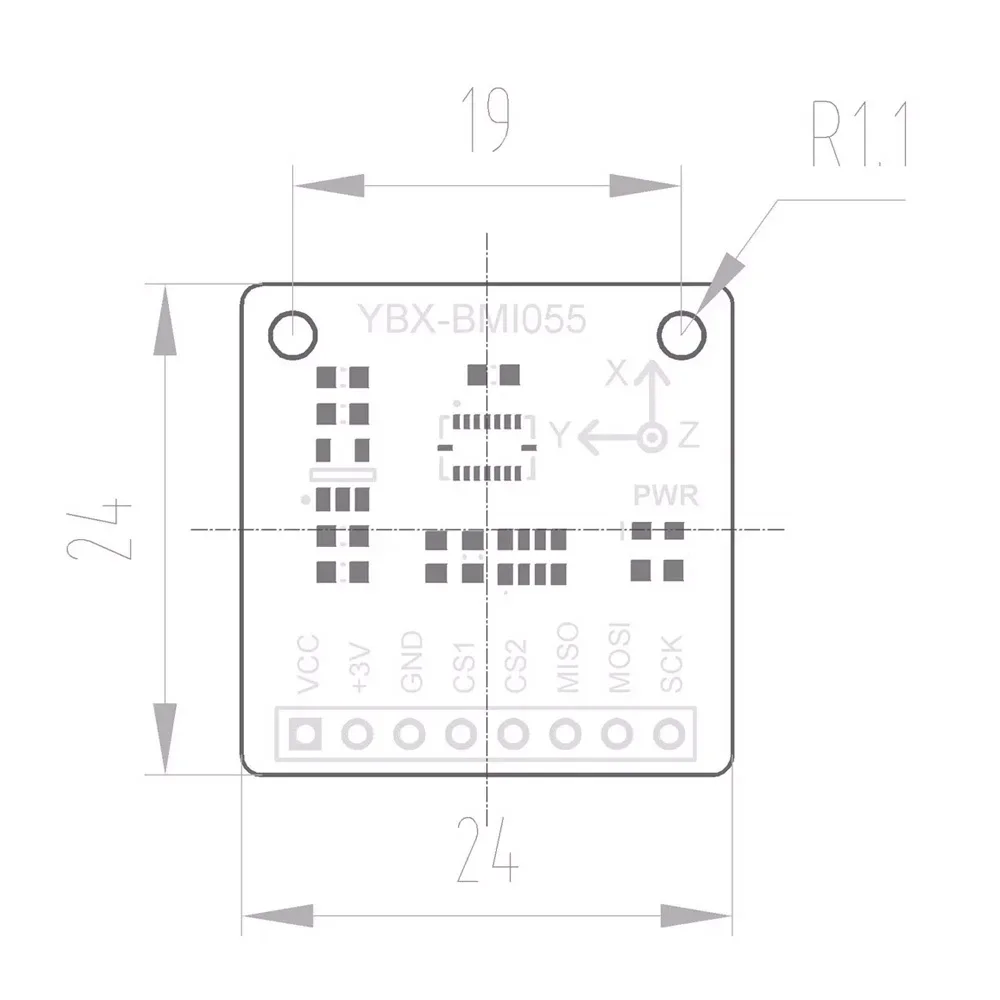 BMI088/BMI055/BMI085/BMI270/BMI323 High Precision 6 Axis IMU Sensor Module Accelerometer Gyroscope SPI I2C for STM32