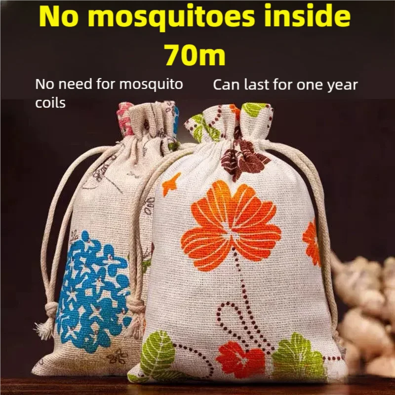 

2 шт. хлопковые мешковины, травяные пакетики для предотвращения комаров, травяные растения, травяные пакетики для домашнего использования