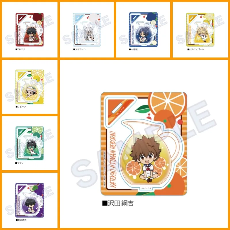 HITMAN REBORN! ANIME 10CM An adorable acrylic Acrylic figure stand Cosplay Toy Birthday Gift Ornament keychain