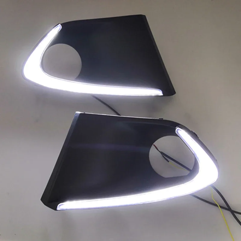 

car accessories LED DRL Daytime Running Light fo 2018-2019 Suzuki Baleno Driving Lights with Mobile steering day light