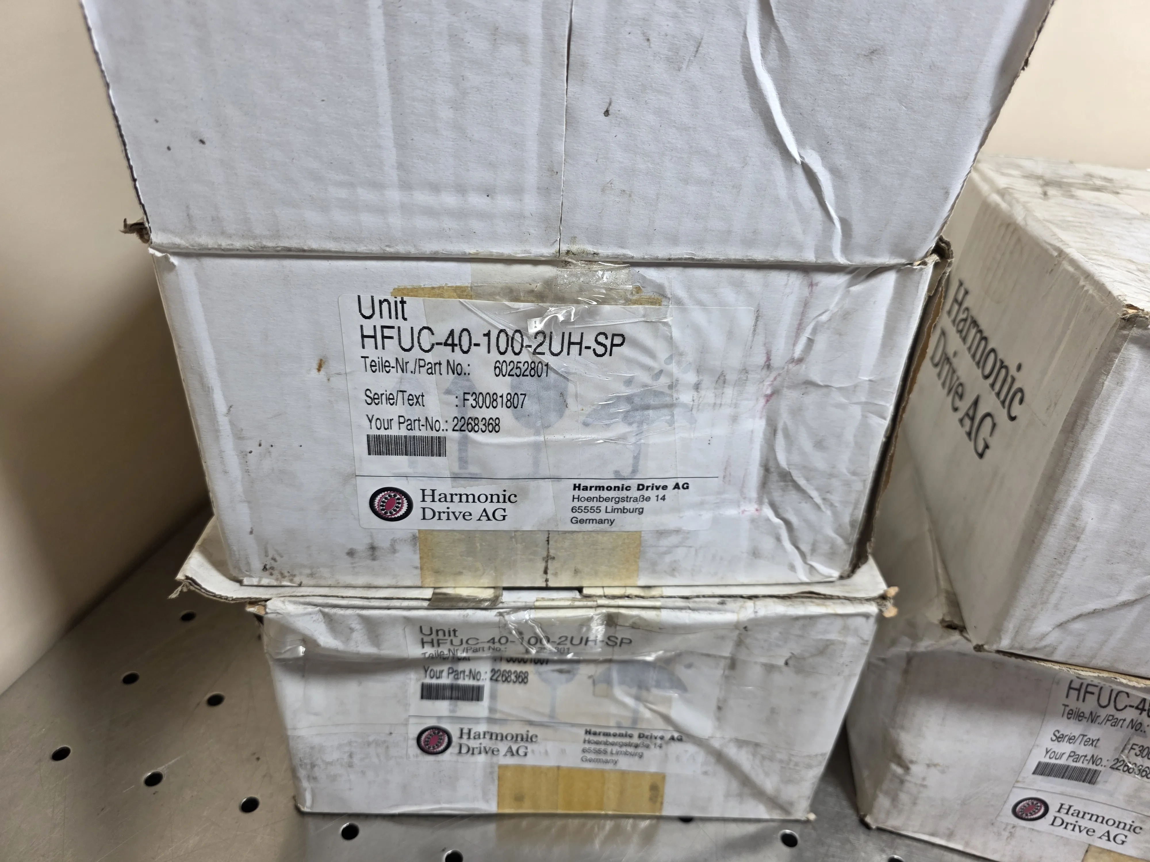 2025 HarmonicDrive Redutor de engrenagem harmônica HFUC-40-100-2UH-SP novo em estoque