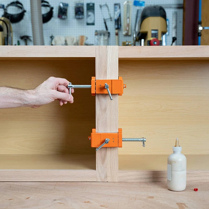 Storage Cabinet Hole Punch With Screws On Both Sides And Positioning Plate 2-Pack