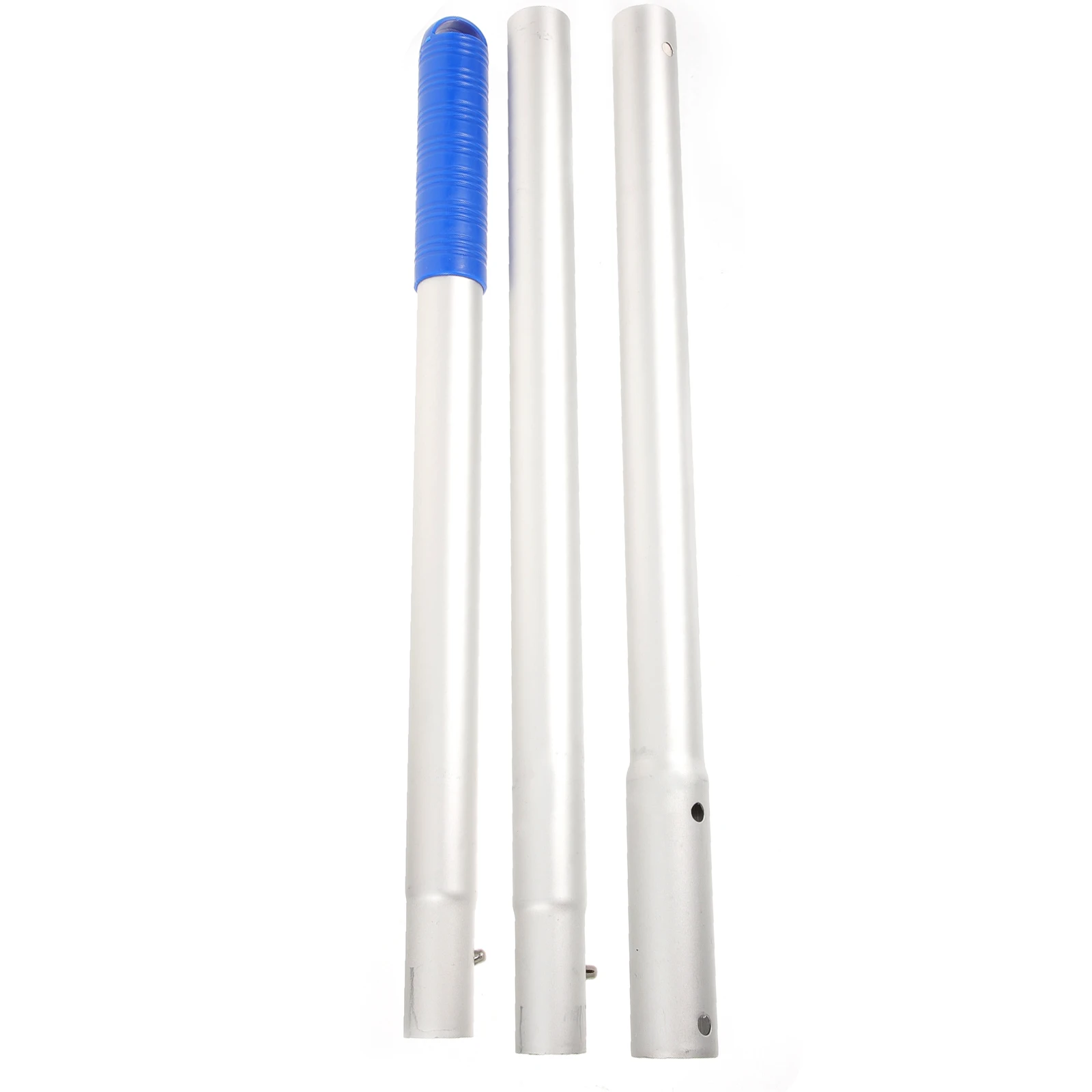 

Aluminum Alloy Adjustable Pool Skimmer Net Pole Metal Connecting Basket Lightweight Practical Garden Tool Pool Cleaning