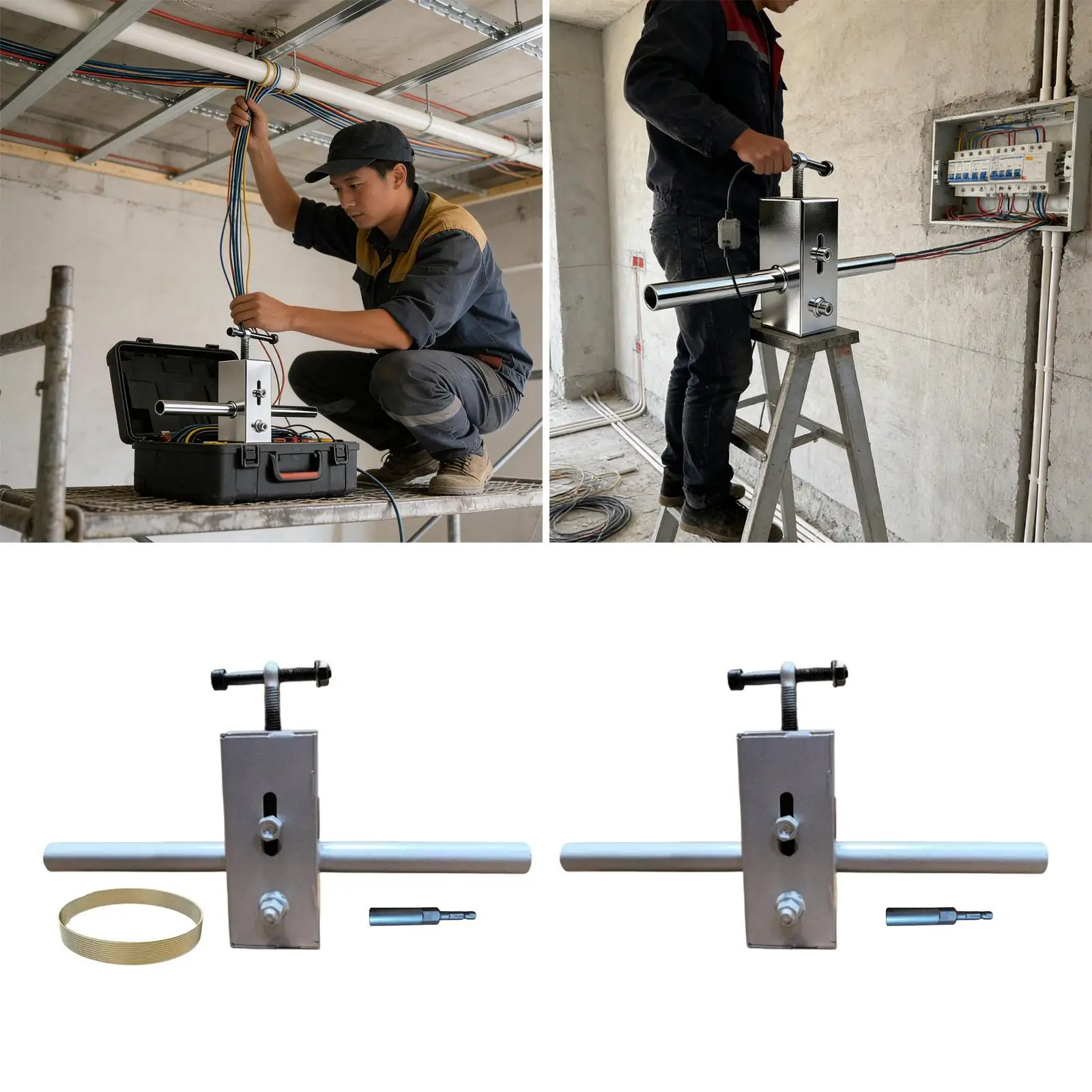 Wall Wiring Machine Home Universal Portable Cable Pulling Tool Cable Hidden Pipe Threading Device for Communication Construction