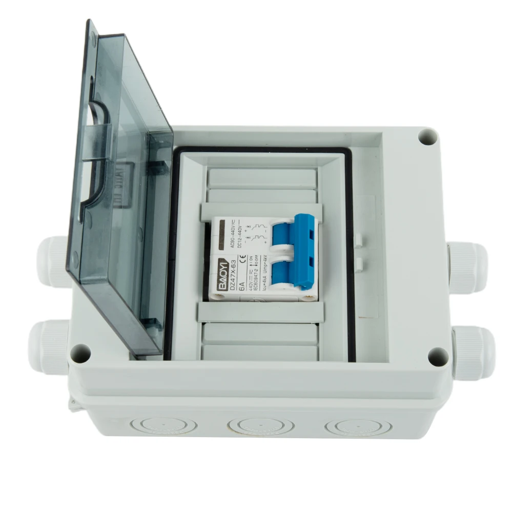 Reliable Protection with DC440V Circuit Breaker Solar System Isolator Switch for Enhanced PV Disconnect Box Safety
