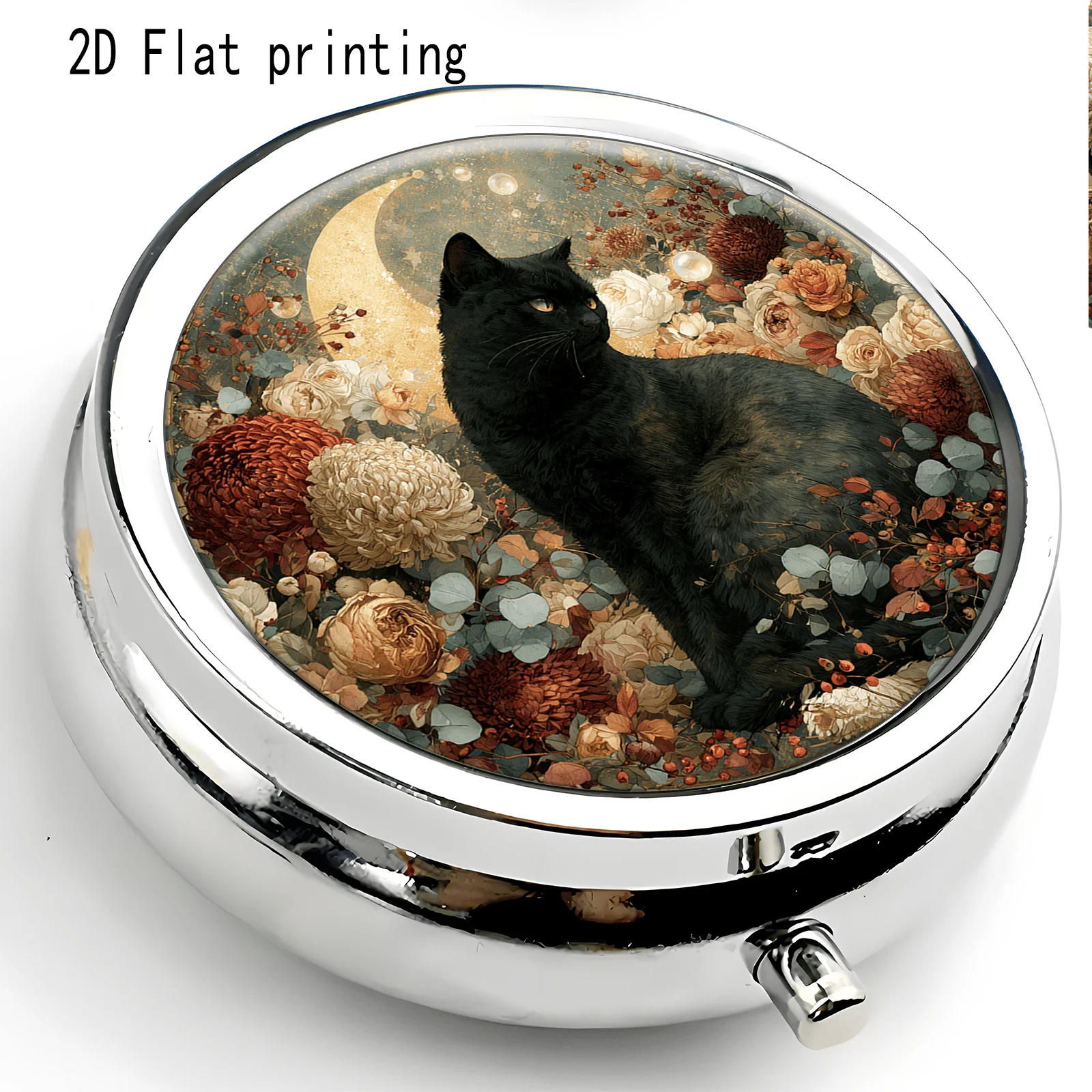 Portable Mini Pill Box, On-The-Go Compartmentalized Pill Storage Box, Travel Sealed Medicine Dispensing Box