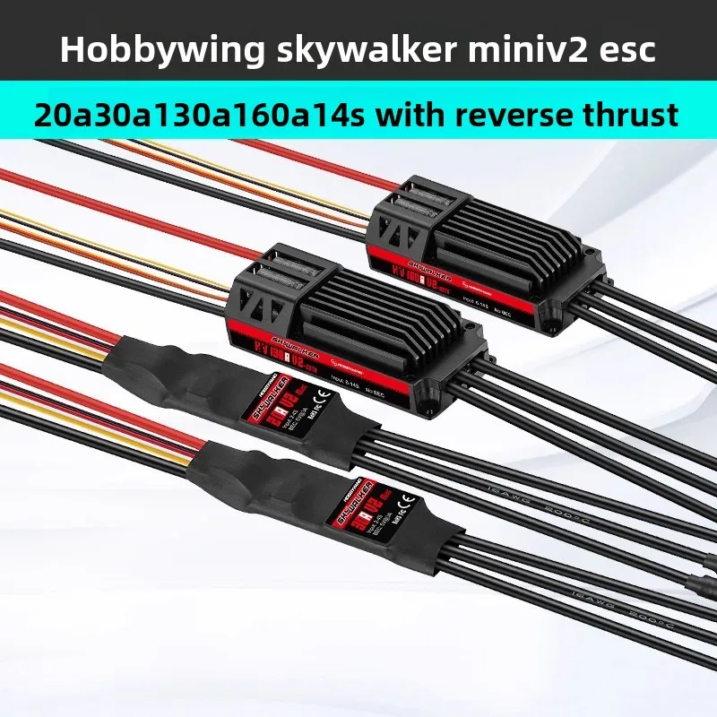 

Hobbywing Skywalker 20A/30A Mini V2 ESC, обратная тяга для самолетов с неподвижным крылом
