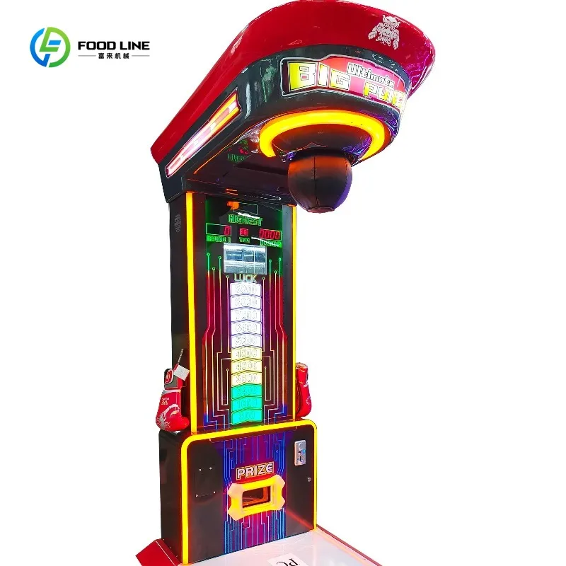 

Custom Ultimate Big Punch Boxing Game Machine,Cock Redemption Arcade with Ticket,China Made Commercial Amusement Equipment