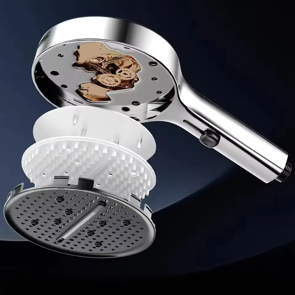 جديد ترقية 4 طرق دش رئيس 135 مللي متر لوحة كبيرة الحمام ارتفاع ضغط توفير المياه الأمطار دش فوهة دش مستديرة