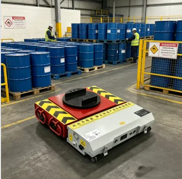 30 Ton Electric Tank Transporter with Two Sets of Dual-Row, Eight-Wheel Auxiliary Wheels