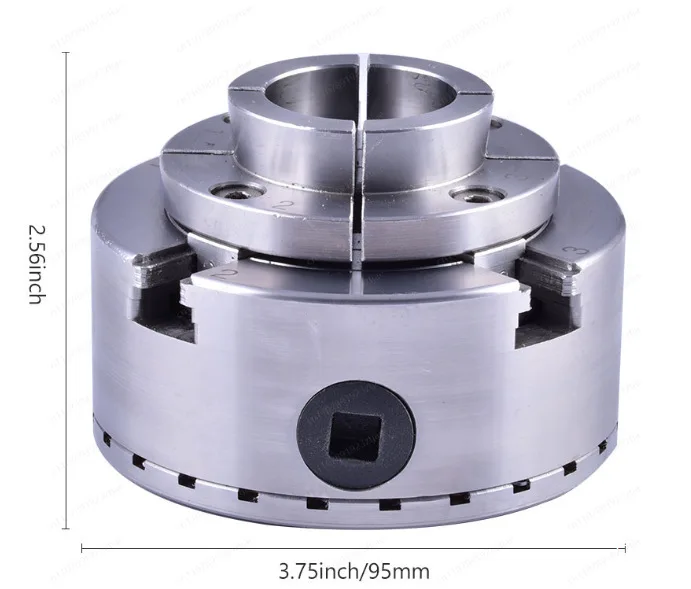 Four-jaw woodworking chuck KP96 clamping outer support round claw KP125 4 5 inch chuck 4-jaw chuck