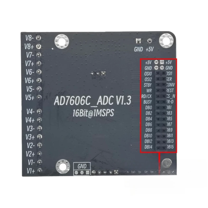 

Data collection module 16-bit ADC8 channel synchronous sampling frequency 1M single-bipolar single-ended differential