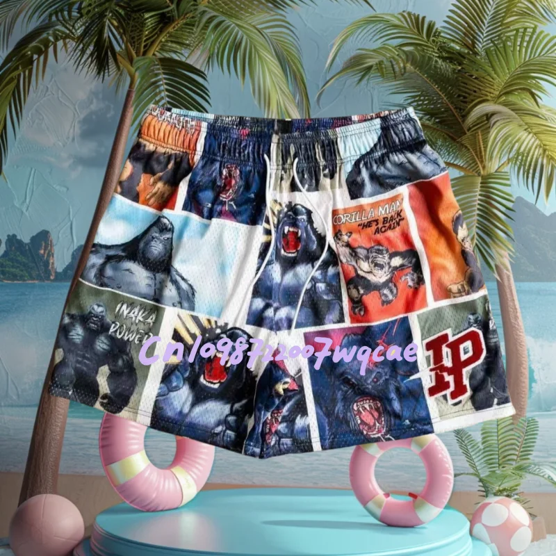 

American Popular Summer Fitness Basketball Pants Sports Trendy Brand Loose Casual Shorts Men and Women The Same Moto 2025 New