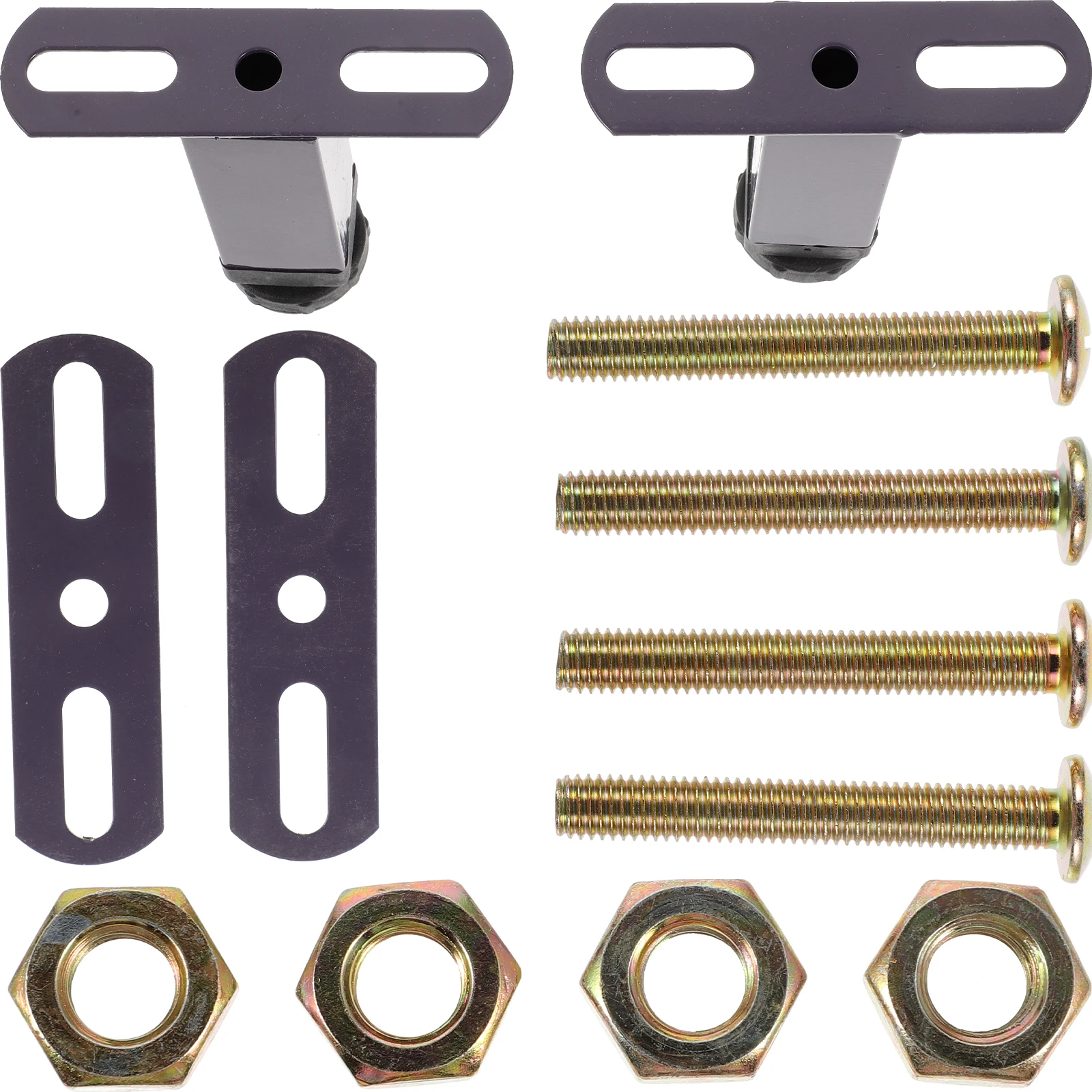 

2pcs Bed Frame Support Legs Adjustable Replacement Parts Furniture Feet Strong Load Bearing Capacity Long Time Use