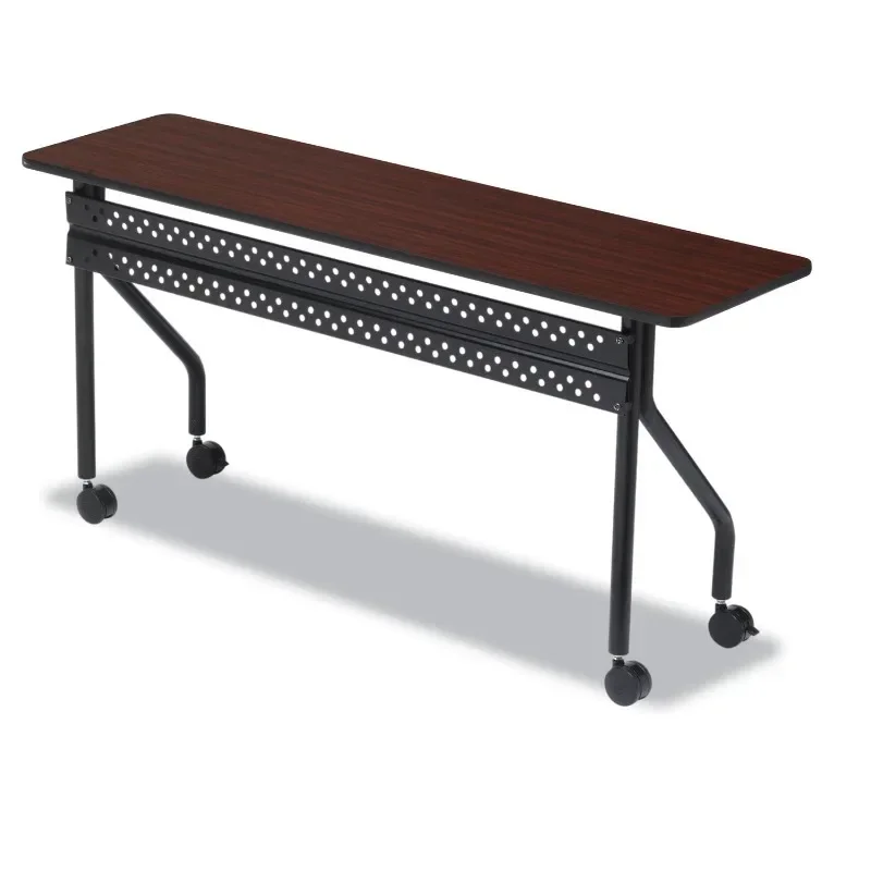 Mobile training table, suitable for living room, office, easy to assemble office desks office furniture