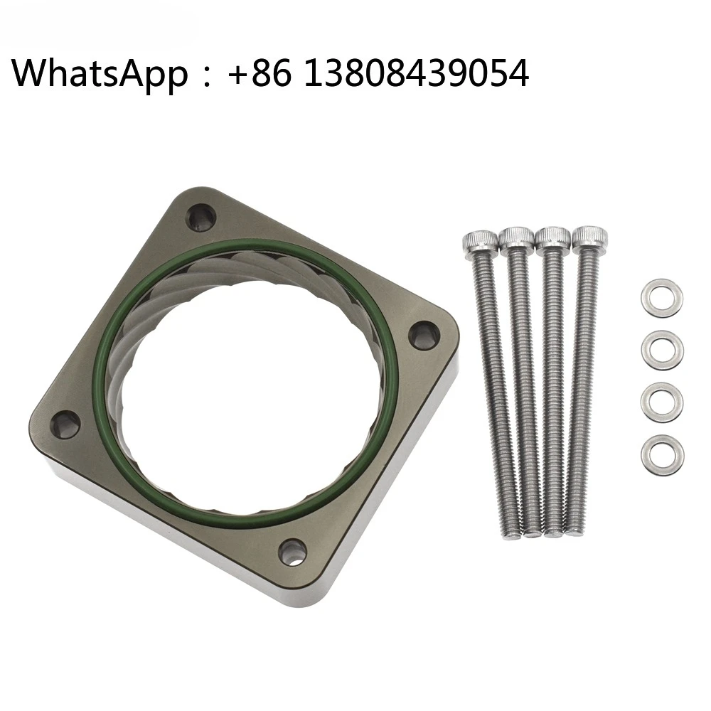 

Billet Aluminum Intake Manifold Adapter Throttle Body Spacer Kit for Mitsubishi Pajero 3.8L