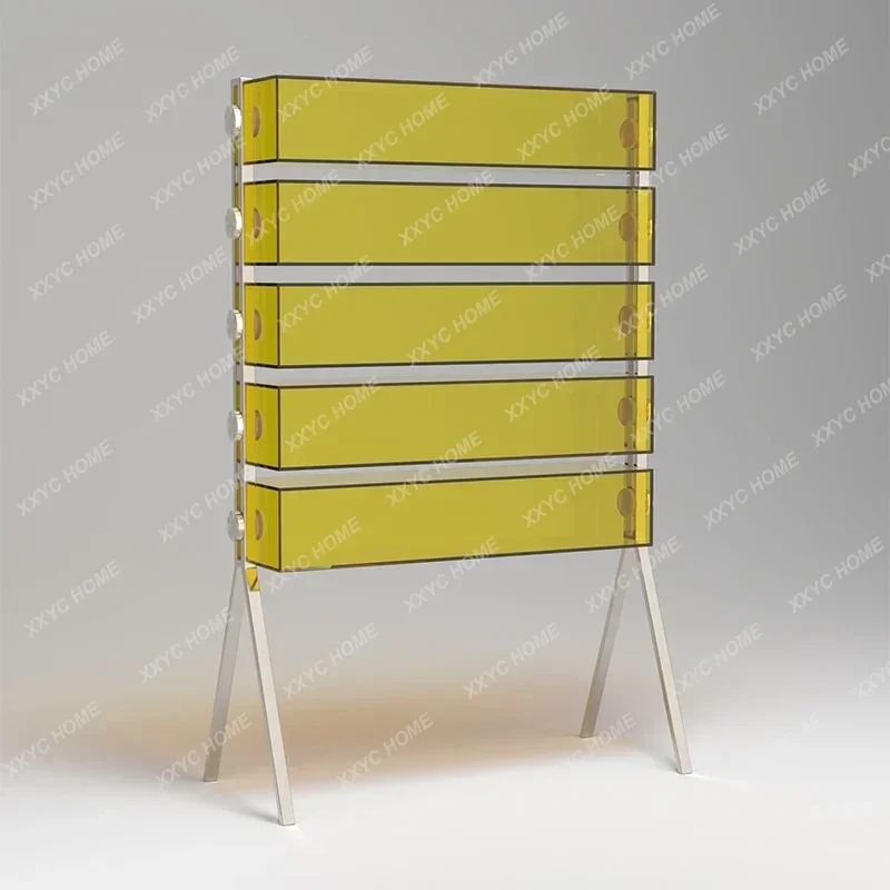 Acrylic display stand storage floor figure transparent display case water cup perfume shelf