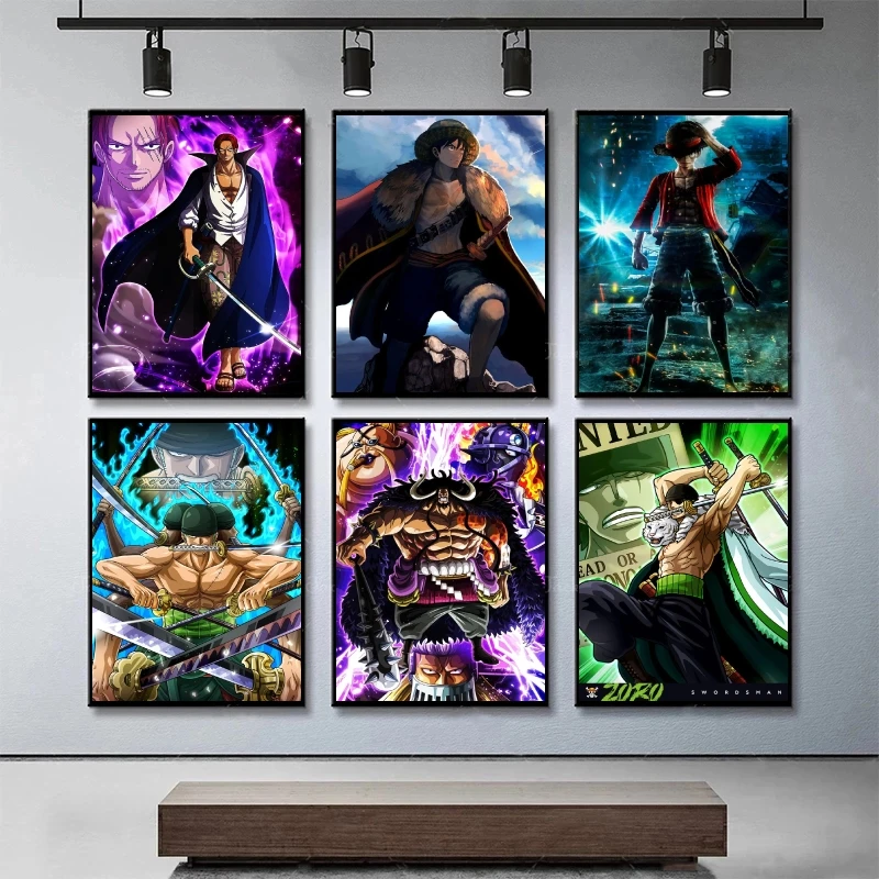 

Anime Posters One Piece Shanks Christmas Gifts Decorative Cartoon Character Picture Hd Print Art Prints Comics Pictures