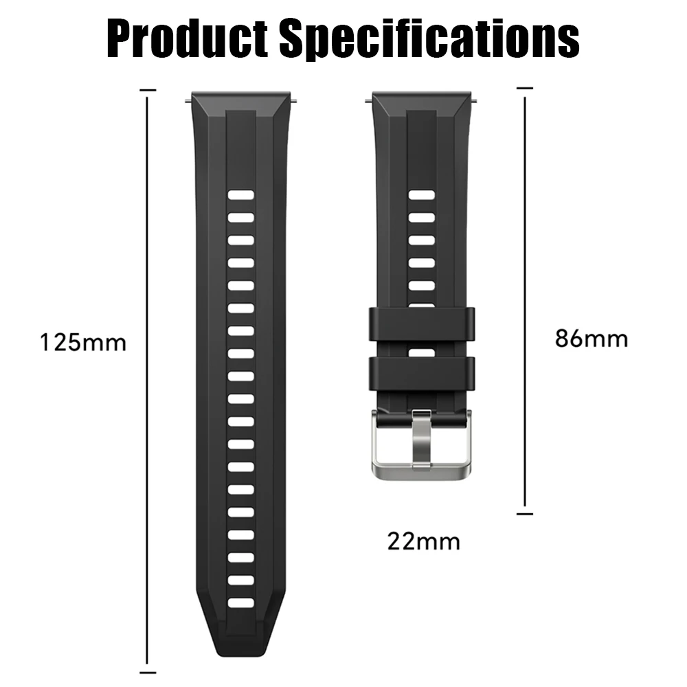 22mm Silicone Strap For COROS APEX 4 42mm/PACE Pro Sports Replace Wristband For COROS PACE 3 APEX 46mm 2 Pro Smartwatch Bracelet