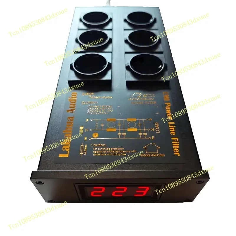 HIFI Audio Power Filter Socket Lightning Protection and Anti-interference Noise Reduction Wireless Design
