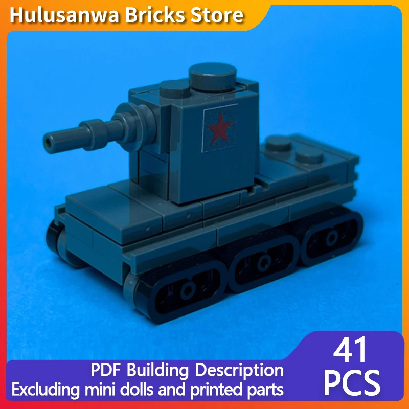 

KV-2 WW2 Модель военного танка MOC Строительные кирпичи Военное оборудование Модульная технология Подарки Праздничная сборка Детские игрушки Костюм