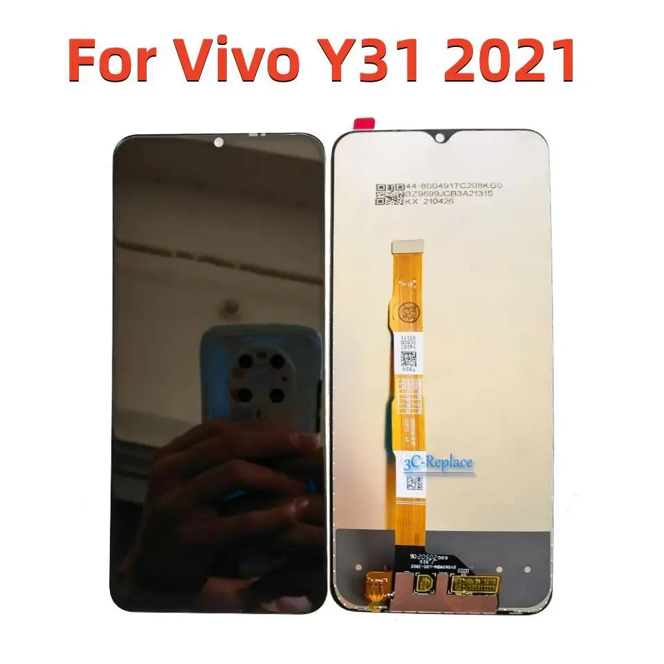 

Original Black 6.58 inch For Vivo Y31 V2036 2020 2021 LCD Display Touch Screen Digitizer Assembly Replacement